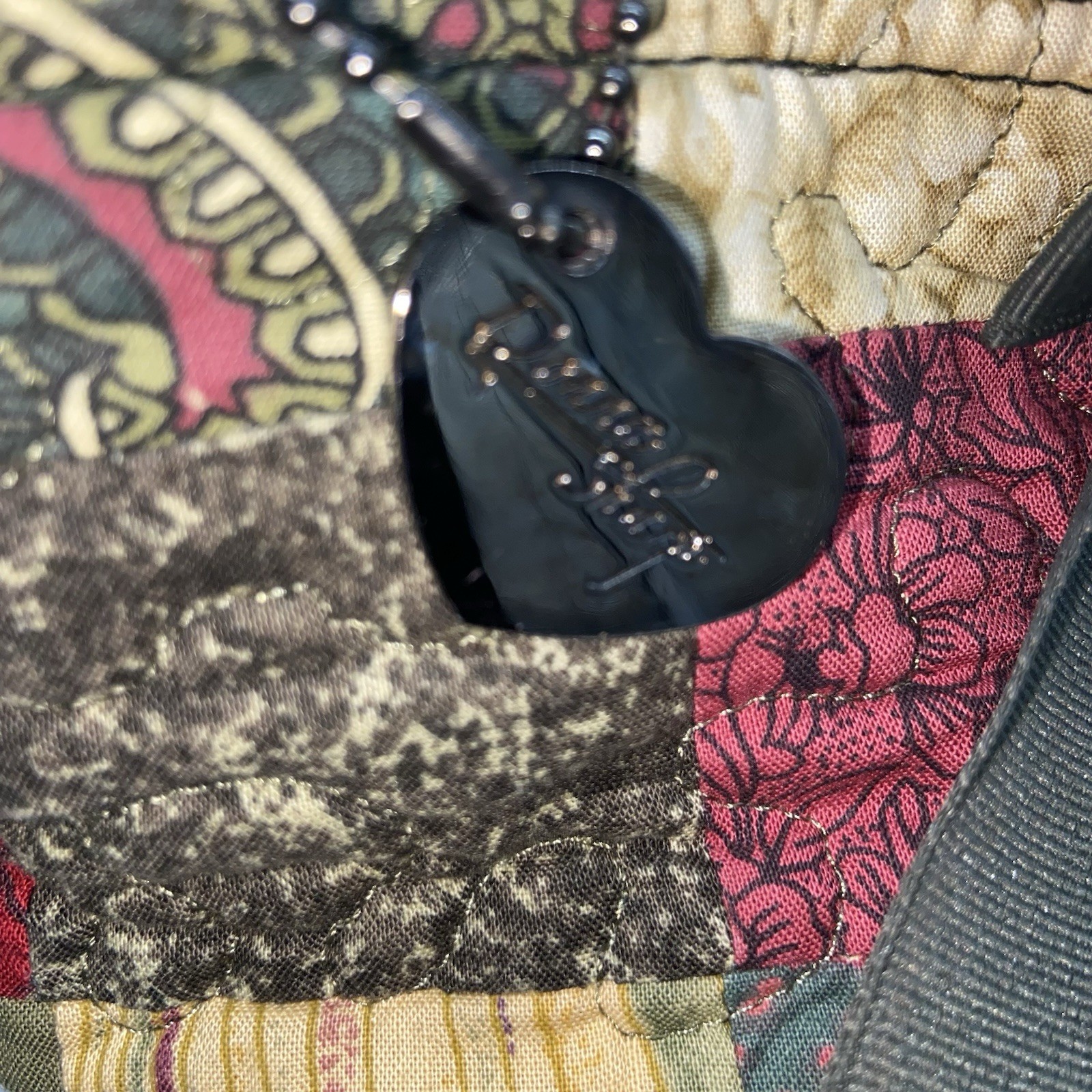 Donna Sharp Quilted Patchwork Purse Shoulder Bag … - image 8