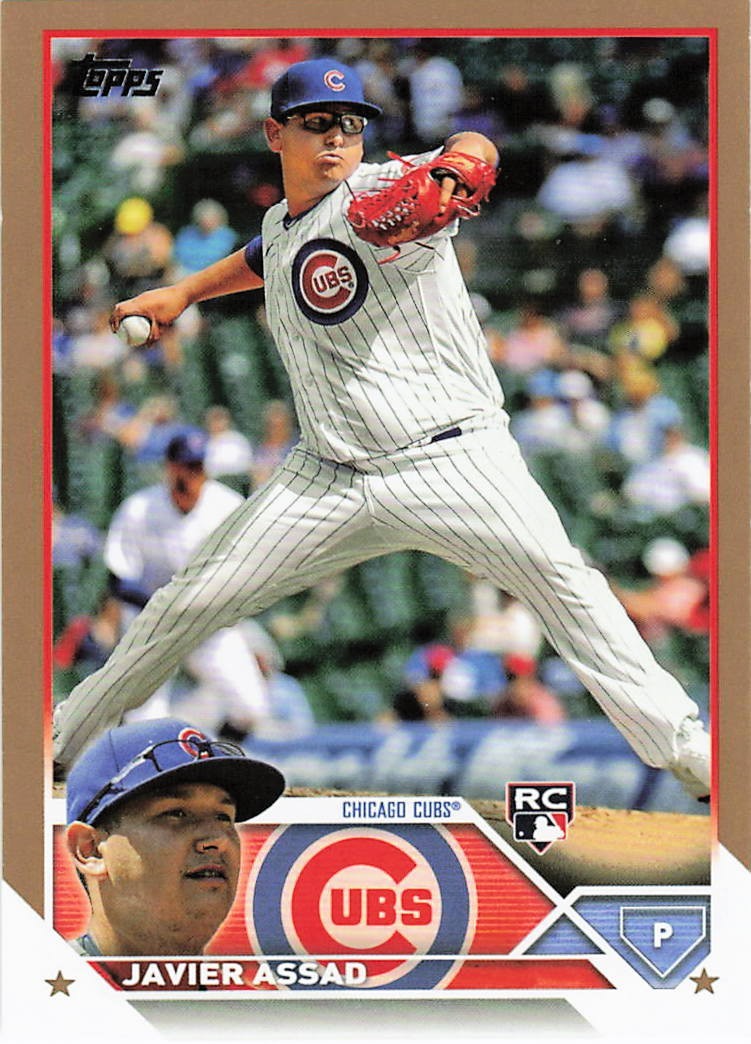 2023 Topps Series 2 Javier Assad Rookie Gold /2023 #444 Chicago Cubs