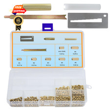 Rekey Kit for Kwikset, Complete 4-Tool DIY Set with Brass Bottom Pin