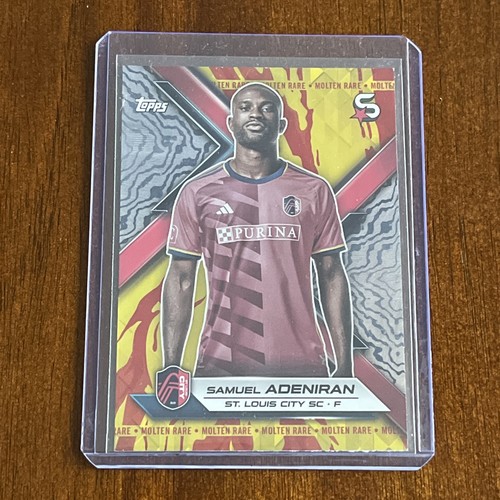 2024 Topps MLS Superstars STL CITY Samuel Adeniran #191 Molten Rare St Louis