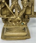 Antique Bronze ￼Durga Mahishasura Mardini Bronze Statue India 8.5” — photo 2
