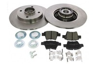 Mapco Bremsensatz, Scheibenbremse Hinterachse U.A. FüR CitroËN, Peugeot