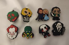 Lot Of 8 Horror Halloween Themed Shoe Charms Decoration For Crocs