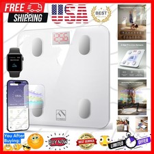 Smart Scale for Body Weight, Scale with BMI, Body Fat, Muscle Mass, Bluetooth...