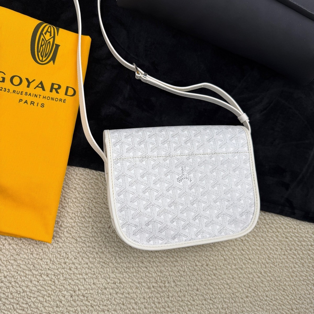 Goyard PM Goyardine Canvas Monogram Shoulder Crossbody Bag Women
