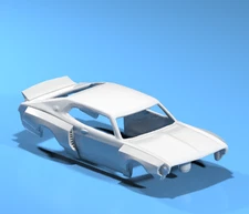 3D Resin FatBoi Wide Body Kit for Hot Wheels Laurel 2000 GSX – Custom Mod Set