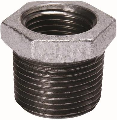 NEW CASE  (12) 1 1/4'' x 1'' GALVANIZED PIPE THREADED BUSHINGS FITTINGS  6100457