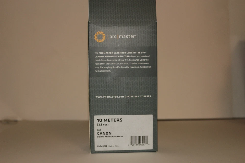 ProMaster TTL Off Camera Flash Cord 10M, 3.5M, 59" CANON EOS 6227 - Image 4 of 4