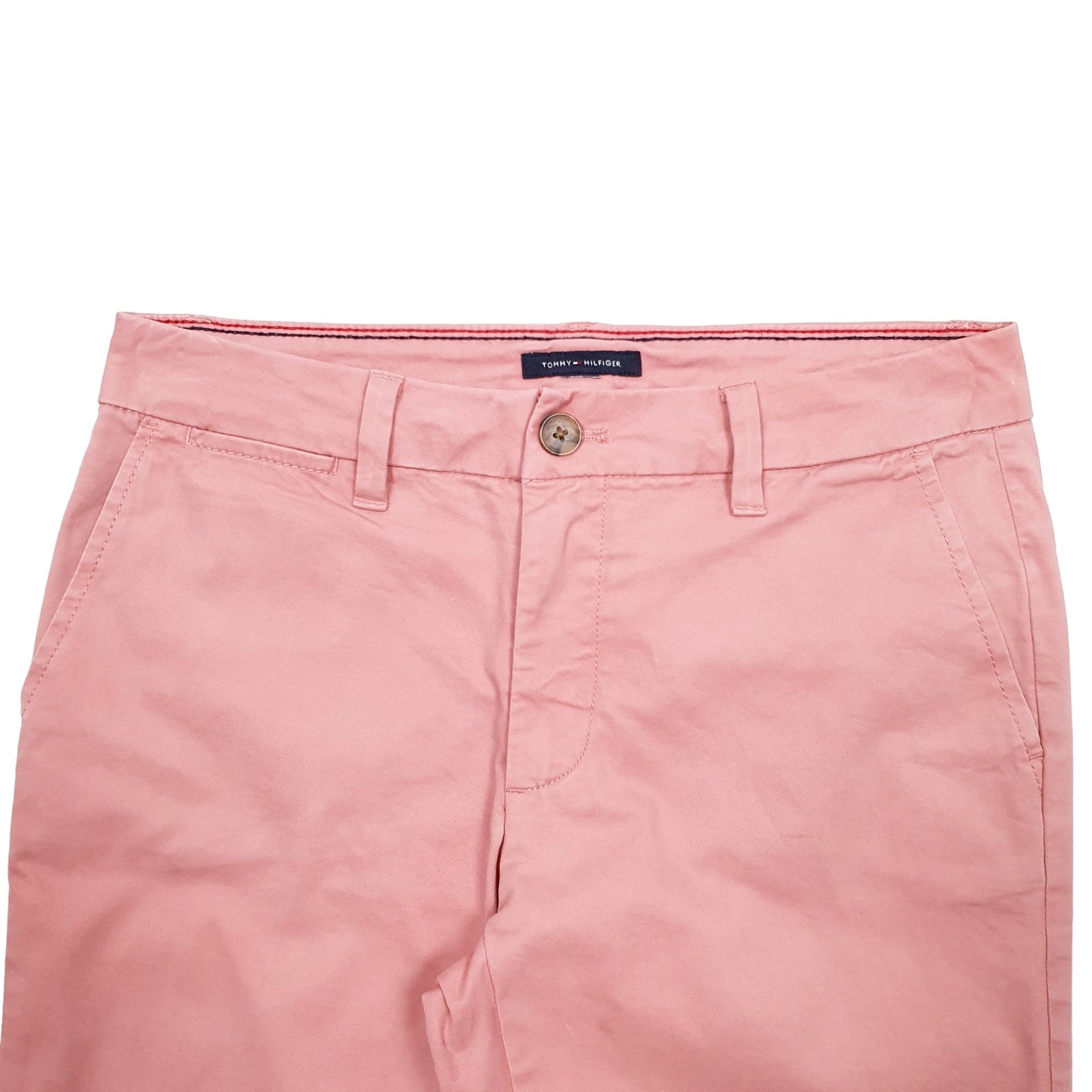 TOMMY HILFIGER Chino Trousers Cotton Pink Womens  10 image 2