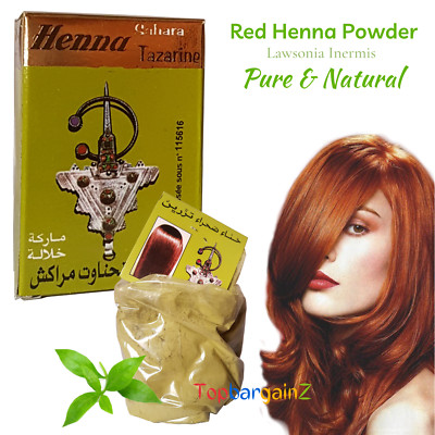 Bio Henna Pulver Marokkanisch 100% Natürliche Haarfarbe Farbe Henne Mehndi 100g