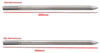 Metabo 2X SpitzmeißEl Sds-Max 400 Mm MeißElsatz Beton Mauer Stein (623352000)