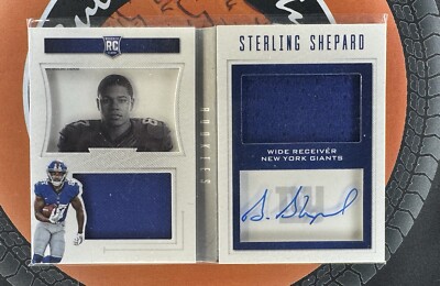 2019 PANINI PLAYBOOK STERLING SHEPHARD AUTOGRAPH /199 GIANTS