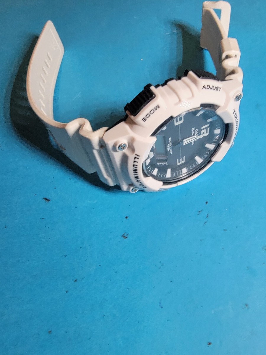 RARE Casio AQ-S810W Illuminator WHITE Solar Watch - SHIPS FREE! | eBay