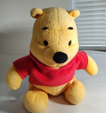 Winnie The Pooh Plush Toy Vintage Beanbag Plush Fisher Price Mattel