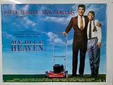 MY BLUE HEAVEN Steve Martin Rick Moranis ORIGINAL BRITISH QUAD CINEMA poster