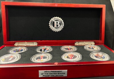 NEW! BRADFORD EXCHANGE 45TH PRESIDENT OF THE UNITED STATES TRUMP