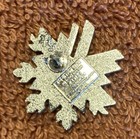 2002 Salt Lake City Olympic pin, clutch back, silver and gold tone — photo 2