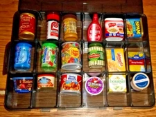 Mini Brands Lot of 18 plus bonus storage case