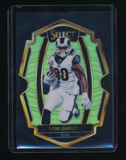 TODD GURLEY II 2018 SELECT PRIZM NEON GREEN #128 09/49 *LOS ANGELES RAMS*
