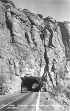 Arizona Claypool Tunnel Superior Hwy autos 1940s RPPC Photo Postcard 21-10830