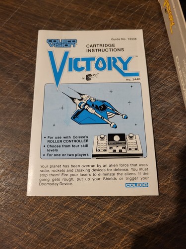 Exidy's Victory for Colecovision/Adam (Cartridge, 1982) - 第 7/8 張圖片