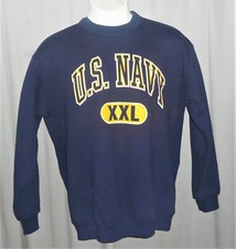 US Navy SOFFE SWEATS Pullover Sweatshirt Men's Large Made in USA