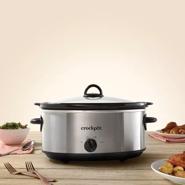 CrockPot 7qt Manual Slow Cooker Silver SCV700SS 48894034954 eBay