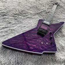 Explorer Electric Guitar Purple Tremolo Bridge Rosewood Fretboard FreeShipping