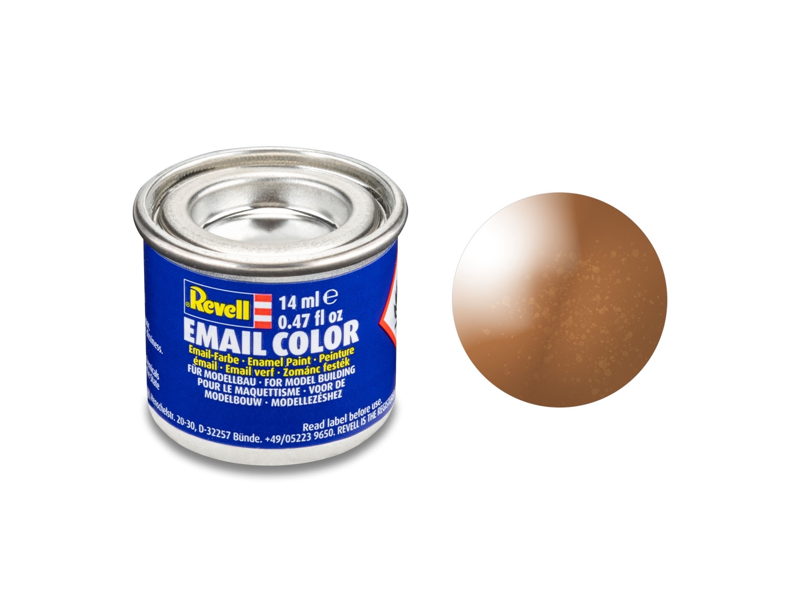 Revell 32192 No.95 Metallic Bronze Enamel Paint 14ml Tin