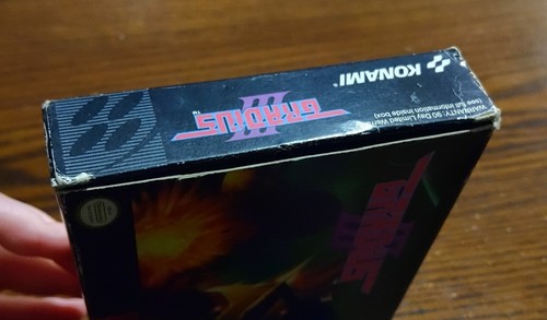 Gradius III 3 for Super Nintendo SNES Box & Game Cart Only Tested See Pics/Desc - Picture 8 of 21