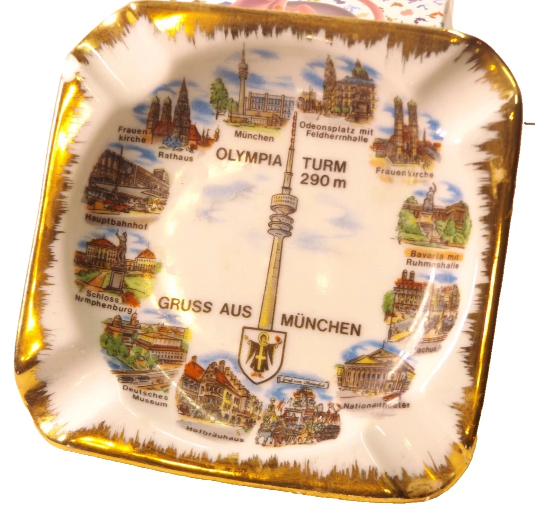 Ouvre-bouteille Vintage Munich 1972 – Métal Doré – Allemagne – Jamais Utilisé