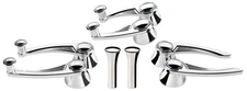 BILLET SPECIALTIES BALL MILL POLISH DOOR HANDLES,WINDOW,VENT CRANK,49-UP FORD,GM