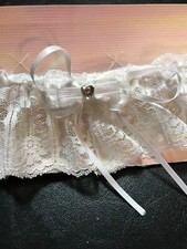 NEW WEDDING GARTER, FROM LOCAL WEDDING SHOP, NOW CLOSED. MANY LISTED. GRY-99-33