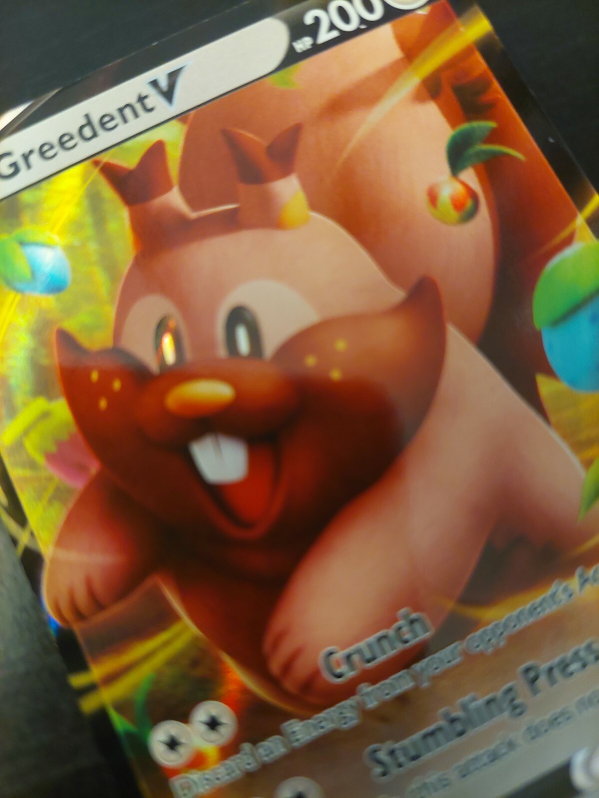 Greedent V (53/72) Full-Art Pokemon card