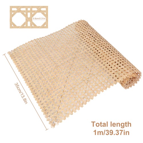 Rattanimitat Rattan Cane Gurtband Blatt Material Stuhl Reparatur Wabengeflecht - Bild 20 von 33
