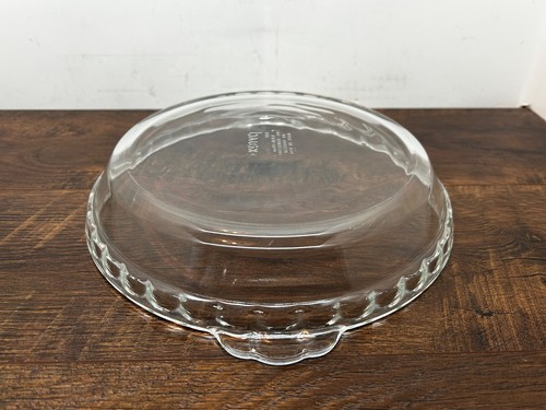 PYREX #229 9.5” Clear Glass Fluted Scalloped Edge Deep Dish Pie Plate - Imagen 8 de 8