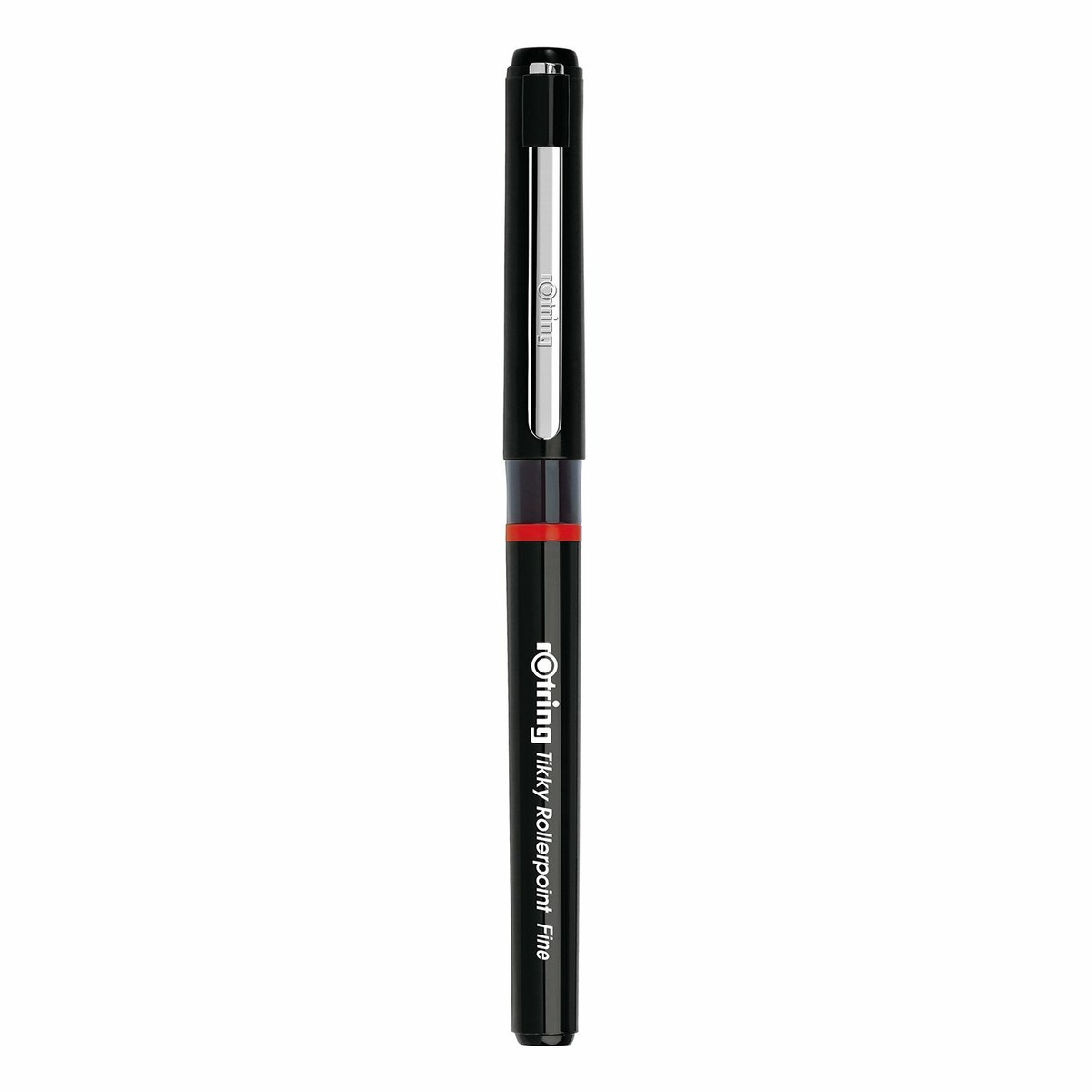 Rotring Tikky Rollerpoint Pen Fine Nib Black Ink Ballpoint
