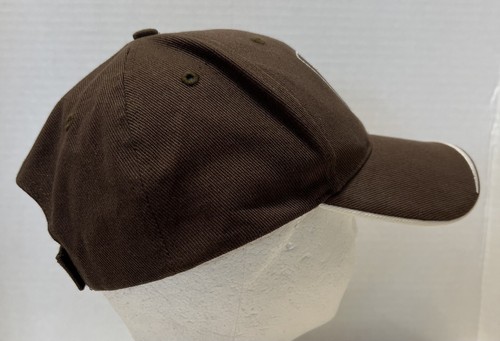 Wyoming Cowboys VTG Hat OSFA Brown White Embroidered Logo College Football - Picture 6 of 9