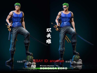 AO Studio One Piece Roronoa Zoro 2 Heads 1/6 Resin Figure Model