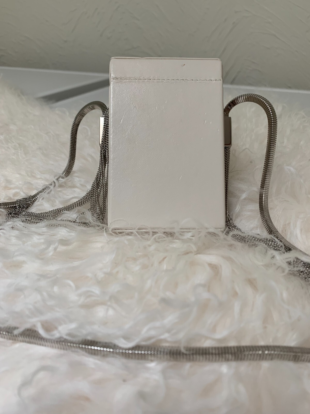 Saint Laurent Smoking Box Minaudiere Sacchetto In Latte