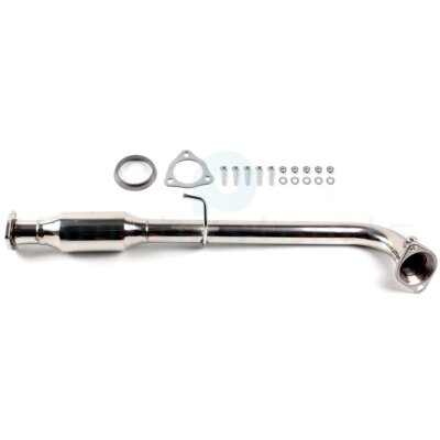 FOR 01-05 HONDA CIVIC EX EM ES EM2 STAINLESS STEEL EXHAUST PIPE TUBE
