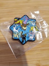 Pokemon Eevee Eeveelution Brooch Anime Enamel Pin