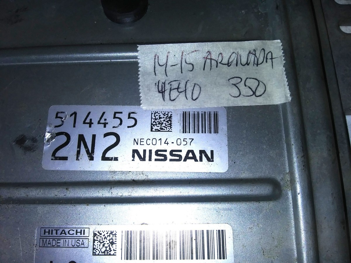 2014-2015 Nissan Armada ecm ecu computer NEC014-057 | eBay