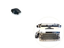 Margin Set Cap for Smith Corona Typewriter Vtg SCM Original Part Black Plastic 1 thumbnail