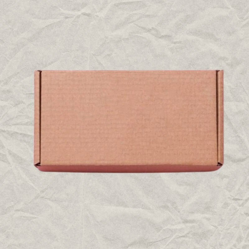 7×3.5×2.5 Brown Corrugated Shipping Mailer Boxes Packing Folded Gift Packaging - Image 3 of 4