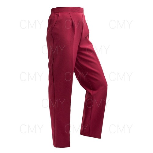 NEW WOMENS LADIES HALF ELASTICATED WAIST TROUSERS POCKETS PANTS PLUS SIZES NEW - Picture 2 of 18