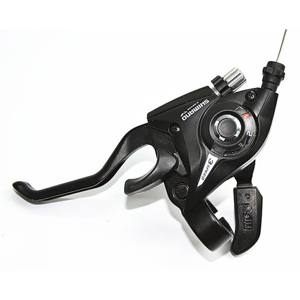 Set Cambio E Freno SHIMANO ST-EF51-7, 21 Velocit&agrave;, 3x7, Manopole Trigger Nere Per MTB