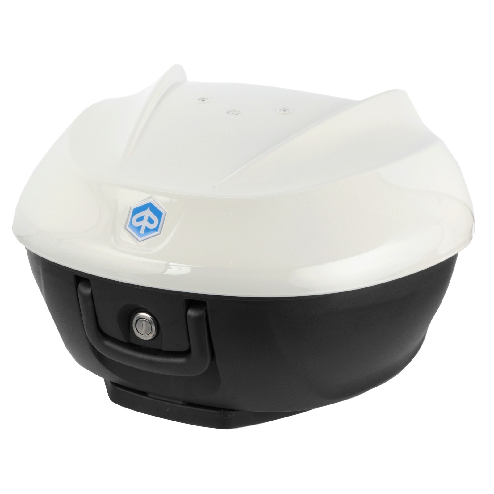 GENUINE PIAGGIO TOP BOX KIT BEVERLY MEDIUM WHITE 595 RED STITCHING 1B00022801BU