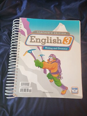 BJU English 3, Writing and Grammar, Teacher's Edition with CD (2nd ed) Bob Jones