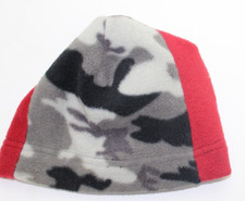 Children's Place Camo and Red Beanie Hat Size 4-6